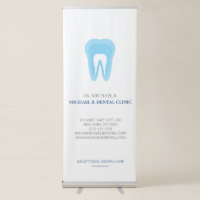 Blue White Logo Dental Dentist Teeth logo