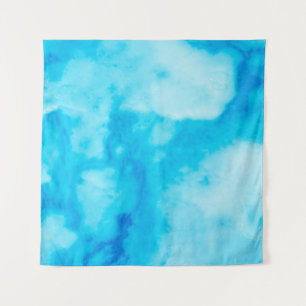 Blue White marble texture with natural patternabst Tapestry