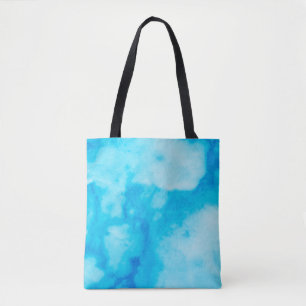 Blue White marble texture with natural patternabst Tote Bag