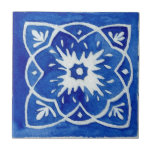Blue & White Mediterranean Patterned Watercolor Tile<br><div class="desc">Elevate your home with the stunning beauty of Mediterranean style ceramic tiles. Our Blue & White Patterned Watercolor Mediterranean Ceramic Tile is an instant conversation starter that will give your space a classic yet modern look. The unique watercolor design is the perfect way to add an eye-catching texture to any...</div>