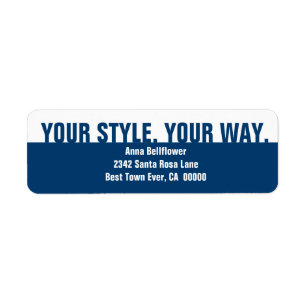 Blue White Modern Simple Trend Setter Business A2