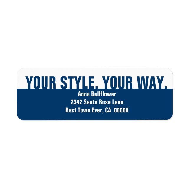 Blue White Modern Simple Trend Setter Business A2 (Front)