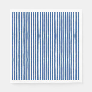 Blue & White Nautical stripes  Napkin