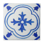 Blue White Patterned Mediterranean Watercolor Tile<br><div class="desc">Take your home renovation to the Mediterranean with our Blue & White Patterned Mediterranean Watercolor Ceramic Tile! This beautiful tile is sure to take your space up a notch with its unique blend of colours and styles. The blue hues in this tile blend invoke an ocean-side atmosphere, while the patterned...</div>