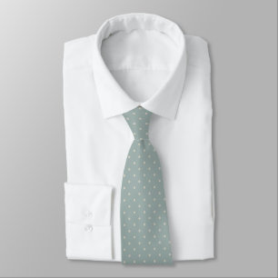 Blue White Polka Dot Men's Gift Tie