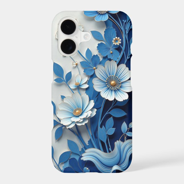 Blue & White Porcelain Phone Case – Traditional Ch (Back)
