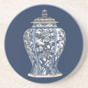 Blue & White Porcelain Vase by Vision Studio Coaster