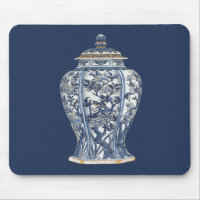 Blue & White Porcelain Vase by Vision Studio