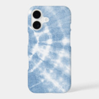 Blue White Shibori Tie Dye