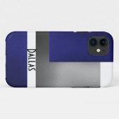 Blue White & Silver- Dallas Iphone 5 Case- Case-Mate iPhone Case (Back (Horizontal))