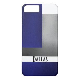 Blue White & Silver- Dallas Iphone 5 Case- Case-Mate iPhone Case