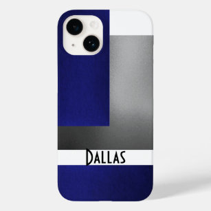 Blue White & Silver- Dallas Iphone 5 Case- Case-Mate iPhone 14 Case
