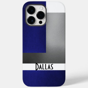 Blue White & Silver- Dallas Iphone 5 Case- Case-Mate iPhone 14 Pro Max Case