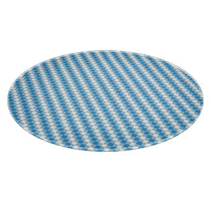 Blue-white squares background cutting board