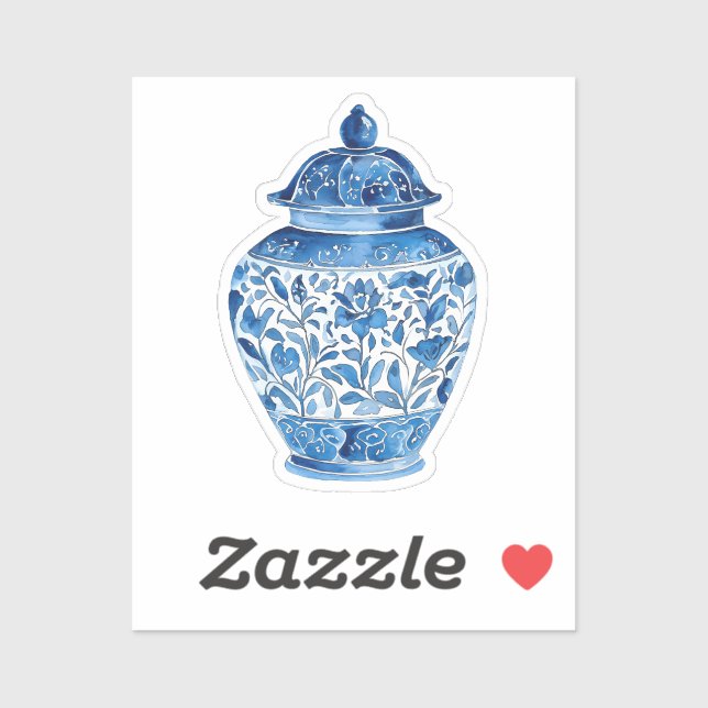 Blue white stickers (Sheet)