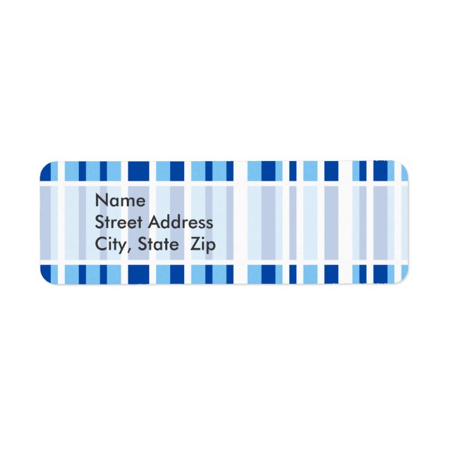 Blue & White Stripe Pattern (Front)