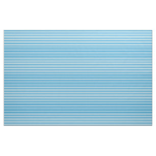 Blue White Stripes Pattern Fabric