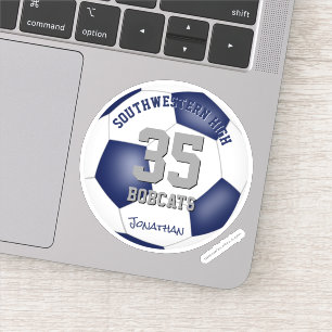 blue white team colours boys girls soccer