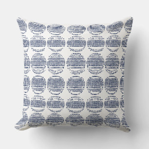 Blue & White Throw Pillow