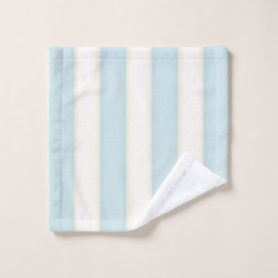 Blue & White Victorian Stripes Cottage Style Gif Wash Cloth