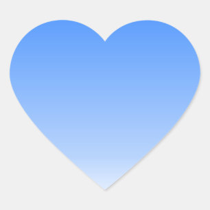 blue white water background heart sticker