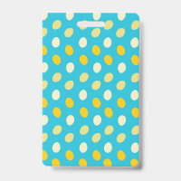 Blue White Yellow Colorful Eggs Bird Nests Dots
