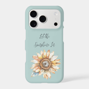 Blue White Yellow Sunflower