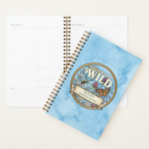 Blue Wild Garden Planner – Custom Diary