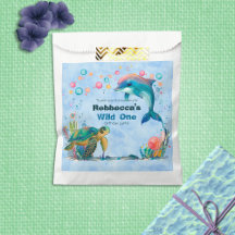 Blue Wild One Undersea Wonders Favour Bags