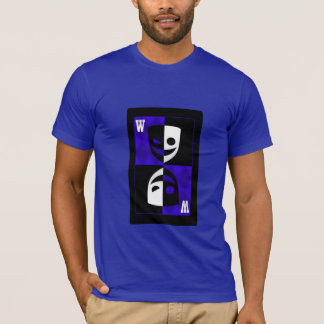 Blue Wildcard Poker Diamonds Inspired Custom Tee