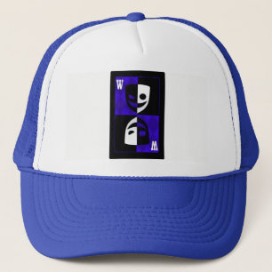 Blue Wildcard Poker Diamonds Trucker Hat