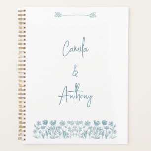 Blue Wildflower Boho Wedding Planner