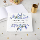 Blue Wildflower In Loving Memory Keepsake