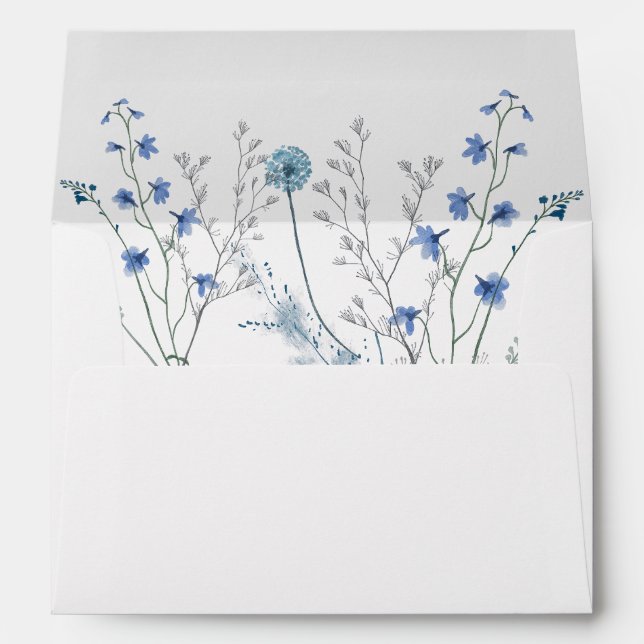 blue wildflowers envelope (Back (Bottom))