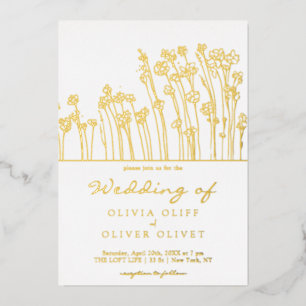 Blue Wildflowers Wedding