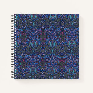 Blue William Morris Notebook
