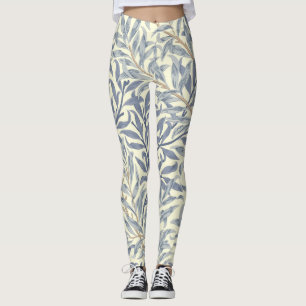 Blue Willow Bough (by William Morris) Leggings