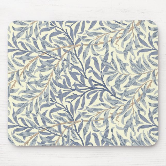 Blue Willow Bough (by William Morris) Mouse Mat (Front)