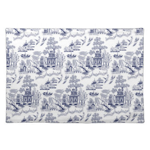 Blue Willow China Design Placemat v1