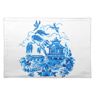 Blue Willow China Design Placemat v2