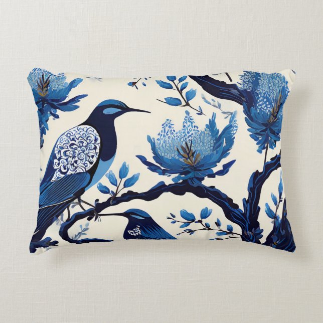 Blue Willow Decorative Cushion (Front)