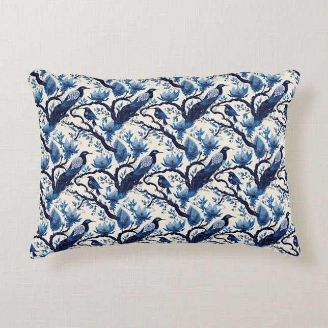 Blue Willow Decorative Cushion (Front)