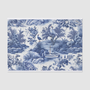 Blue Willow Decoupage 10lb Tissue Paper, White Tissue Paper
