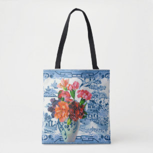 Blue Willow Greetings Tote Bag