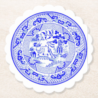 Blue Willow Pattern [1912] Paper Coaster