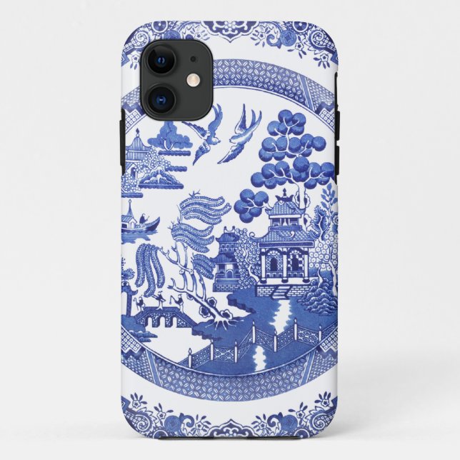 Blue Willow pattern Case-Mate iPhone Case (Back)