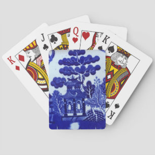 Blue Willow Playing Cards