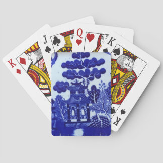 Blue Willow Playing Cards