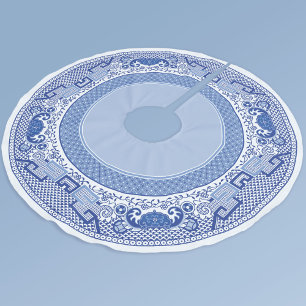 Blue Willow Tree Skirt