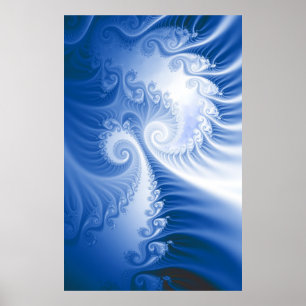 Blue wind poster
